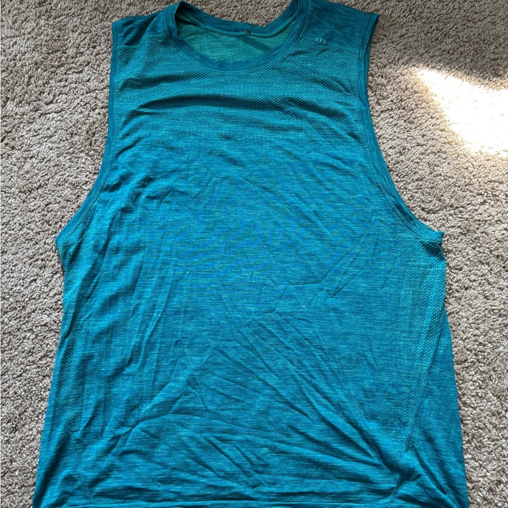 lululemon athletica Blue Tank Top